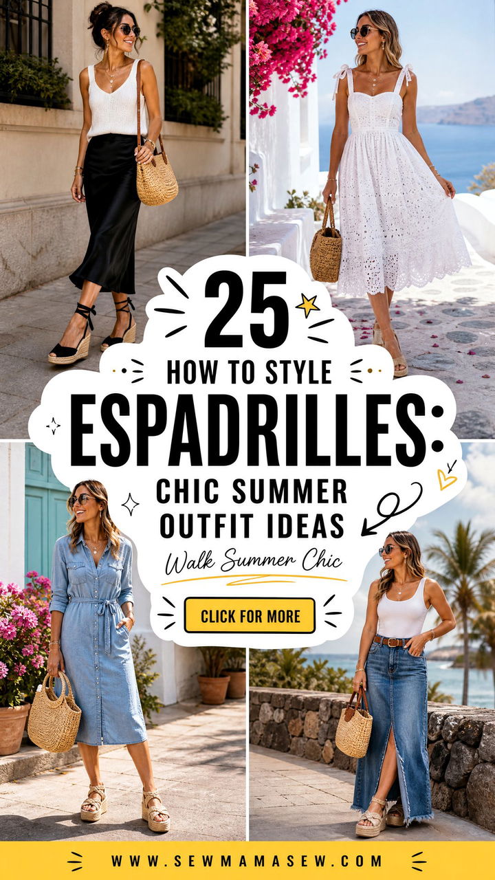 25 How to Style Espadrilles Chic Summer Outfit Ideas - 25 How to Style Espadrilles: Chic Summer Outfit Ideas