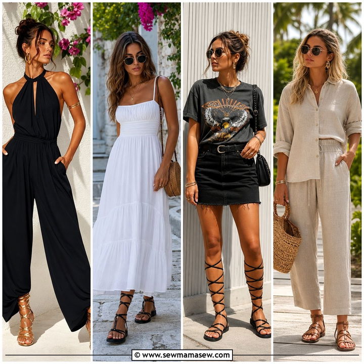 25 How to Style Gladiator Sandals for Vacation-Ready Looks