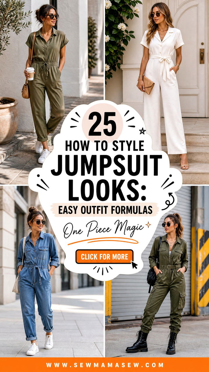 25 How to Style Jumpsuit Looks Easy Outfit Formulas - 25 How to Style Jumpsuit Looks: Easy Outfit Formulas