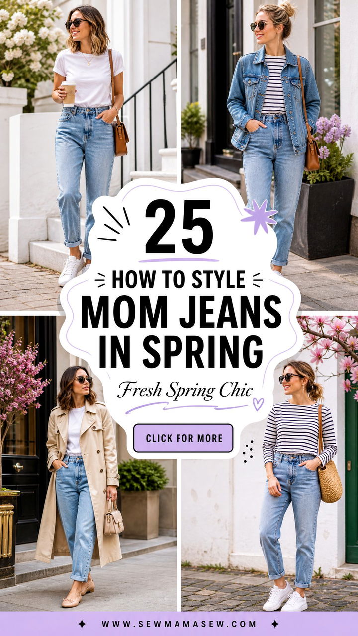 25 How to Style Mom Jeans in Spring for Fresh Chic Looks - 25 How to Style Mom Jeans in Spring for Fresh Chic Looks