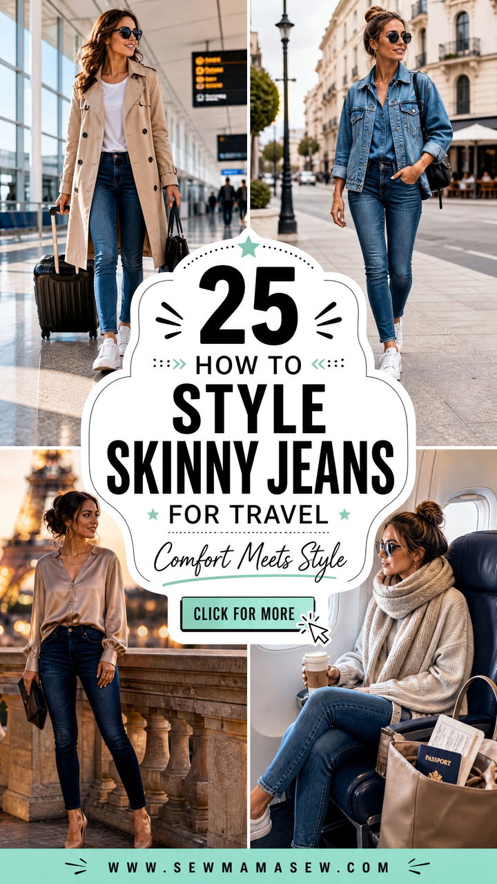 25 How to Style Skinny Jeans for Travel in Comfort - 25 How to Style Skinny Jeans for Travel in Comfort