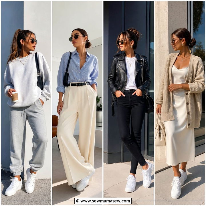 25 How to Style White Sneakers for Travel: Comfy Chic Outfits