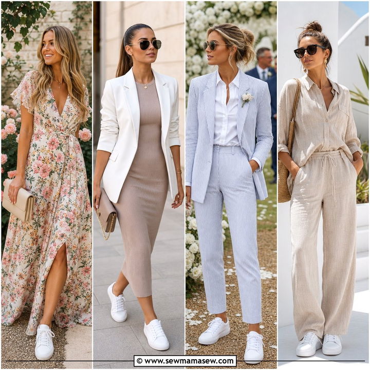 25 How to Style White Sneakers for a Wedding: Chic Guest Tips