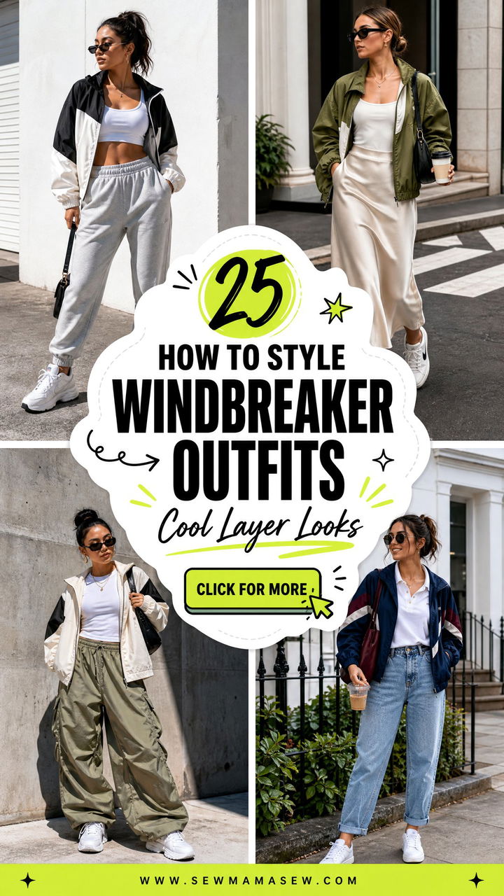 25 How to Style Windbreaker Outfits for Cool Layers - 25 How to Style Windbreaker Outfits for Cool Layers