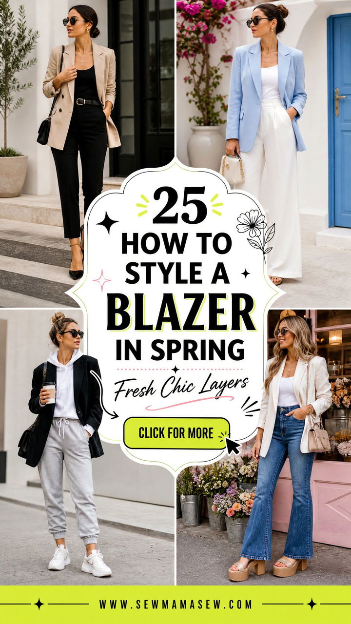25 How to Style a Blazer in Spring for Fresh Chic Layers - 25 How to Style a Blazer in Spring for Fresh Chic Layers
