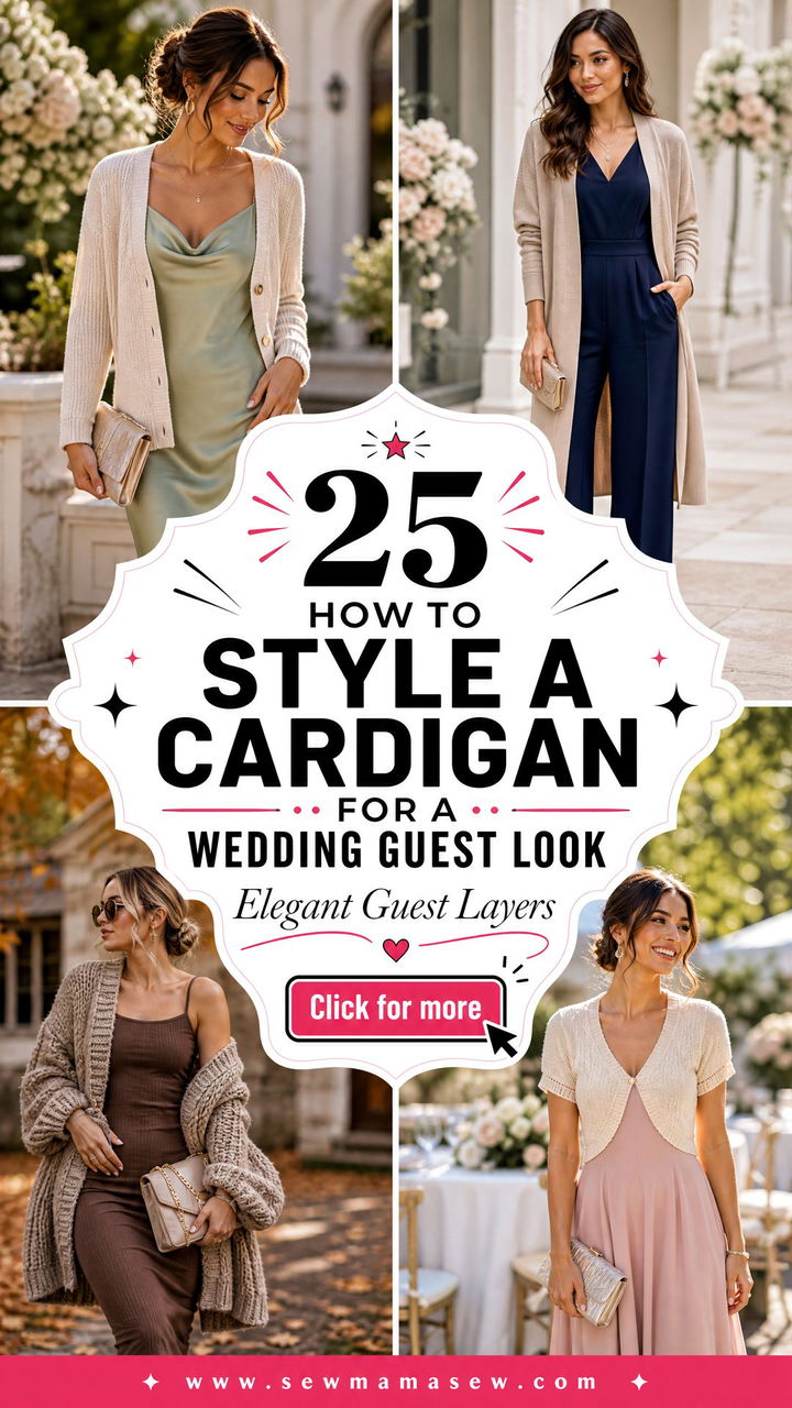 25 How to Style a Cardigan for a Wedding Guest Look - 25 How to Style a Cardigan for a Wedding Guest Look