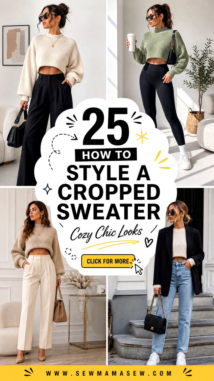 25 How to Style a Cropped Sweater for Cozy Chic Looks - 25 How to Style a Cropped Sweater for Cozy Chic Looks