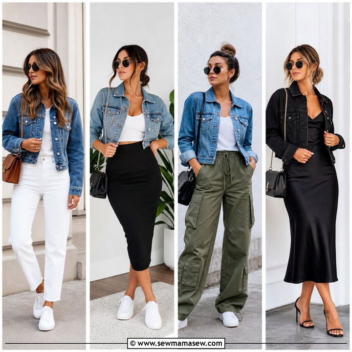 25 How to Style a Denim Jacket Over 50 With Modern Ease