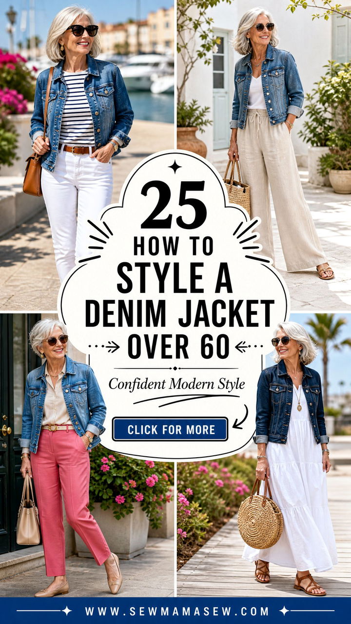 25 How to Style a Denim Jacket Over 60 With Confidence - 25 How to Style a Denim Jacket Over 60 With Confidence