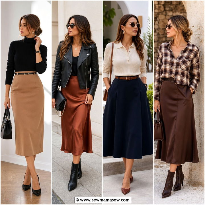 25 How to Style a Midi Skirt Over 40 With Chic Confidence