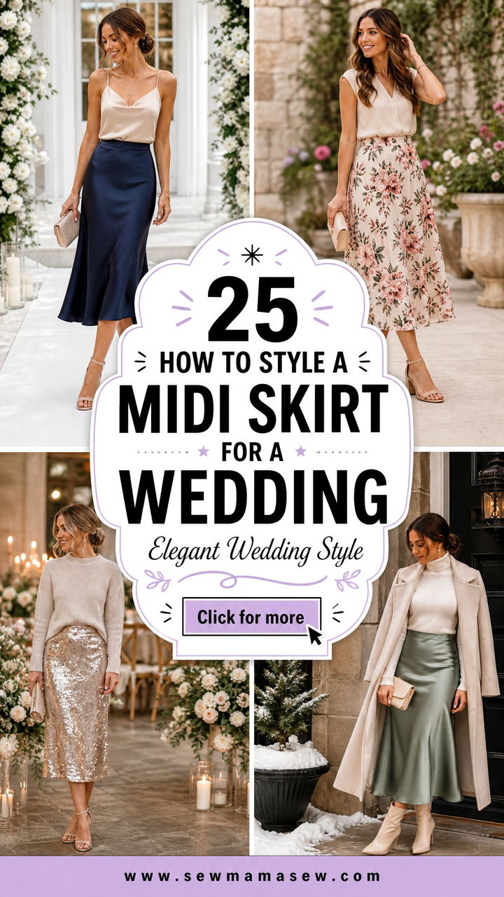 25 How to Style a Midi Skirt for a Wedding Elegantly - 25 How to Style a Midi Skirt for a Wedding Elegantly