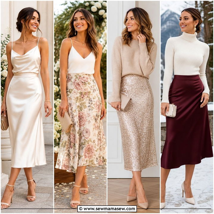 25 How to Style a Midi Skirt for a Wedding Elegantly
