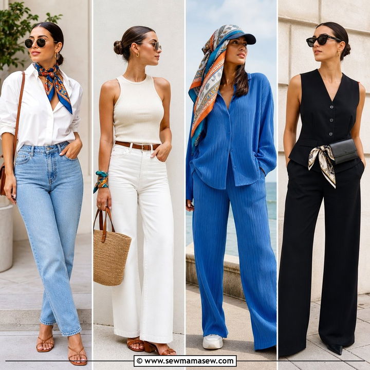 25 How to Style a Silk Scarf Ideas for Instant Polish