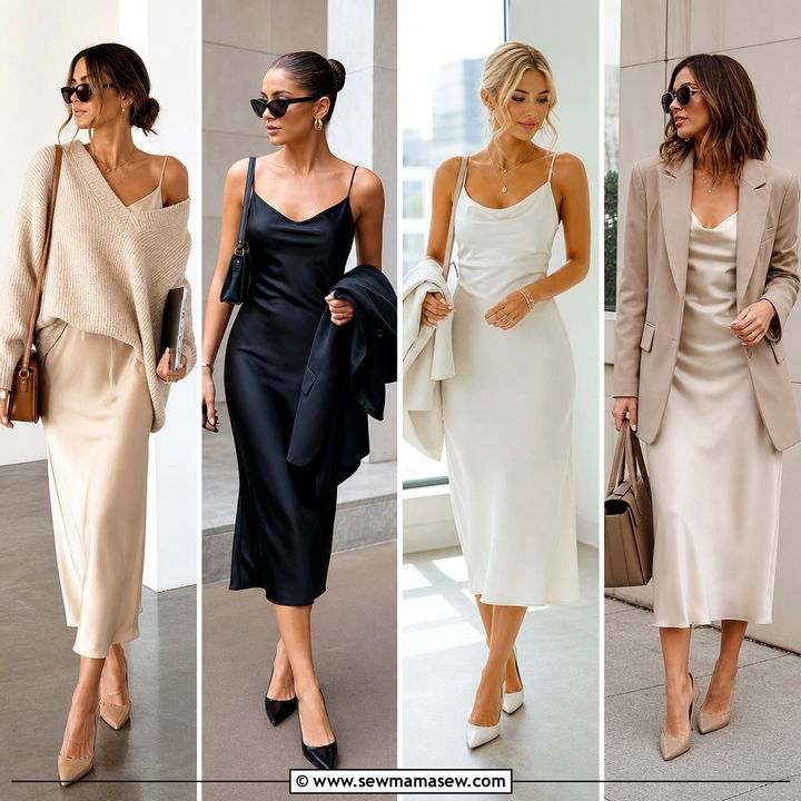 25 How to Style a Slip Dress for Work Without Looking Too Casual
