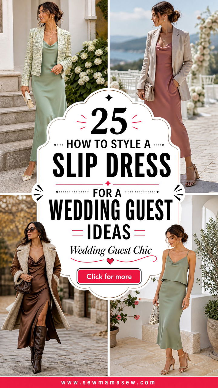 25 How to Style a Slip Dress for a Wedding Guest Ideas - 25 How to Style a Slip Dress for a Wedding Guest Ideas