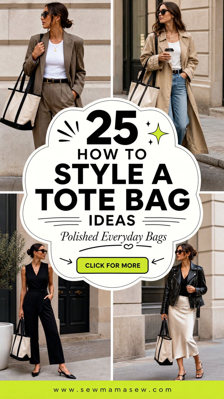 25 How to Style a Tote Bag Ideas for Polished Everyday Looks - 25 How to Style a Tote Bag Ideas for Polished Everyday Looks