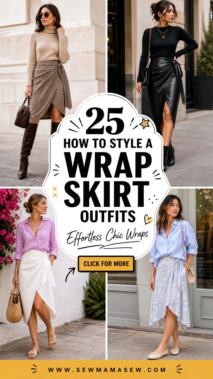 25 How to Style a Wrap Skirt Outfits for Effortless Chic - 25 How to Style a Wrap Skirt Outfits for Effortless Chic