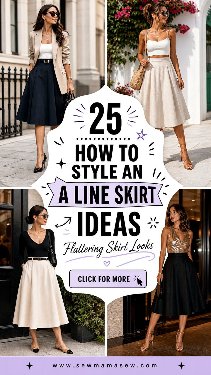 25 How to Style an A Line Skirt Ideas for Flattering Looks - 25 How to Style an A Line Skirt Ideas for Flattering Looks