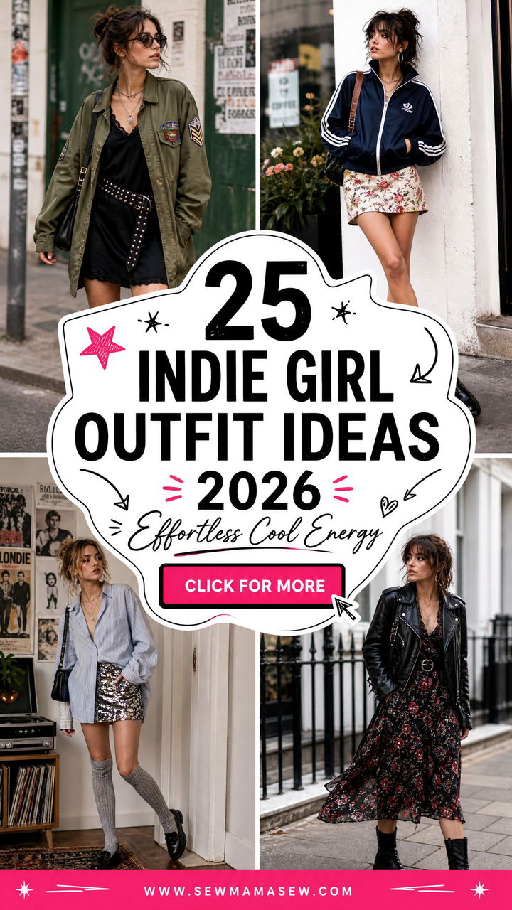 25 Indie Girl Outfit Ideas 2026 for Effortless Cool - 25 Indie Girl Outfit Ideas 2026 for Effortless Cool