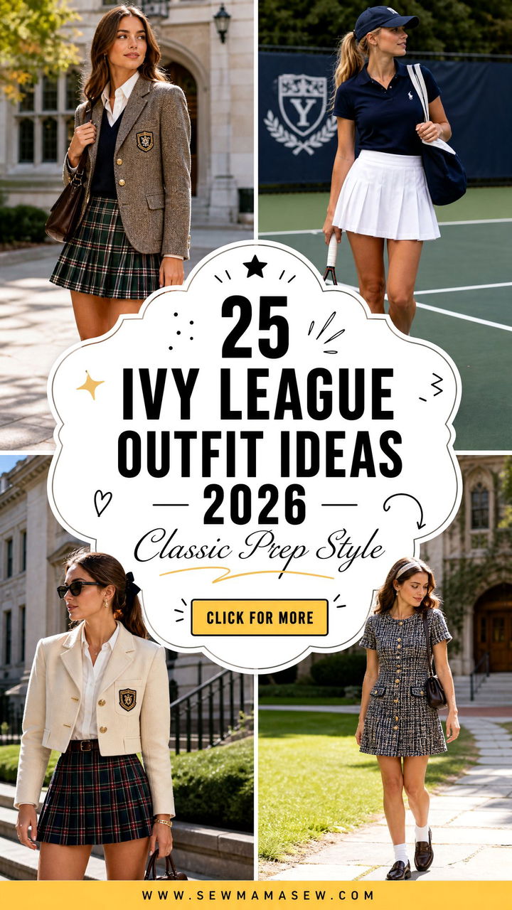 25 Ivy League Outfit Ideas 2026 for Classic Prep Style - 25 Ivy League Outfit Ideas 2026 for Classic Prep Style