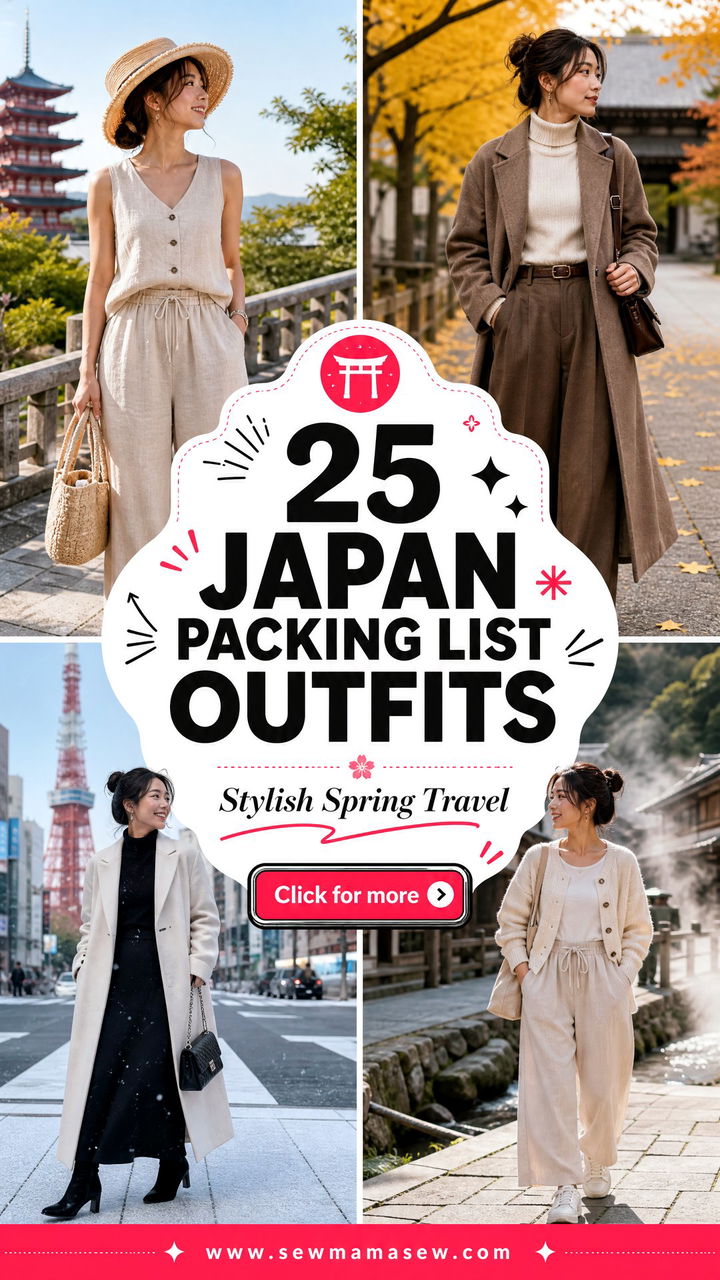 25 Japan Packing List Outfits for Stylish Spring Travel - 25 Japan Packing List Outfits for Stylish Spring Travel