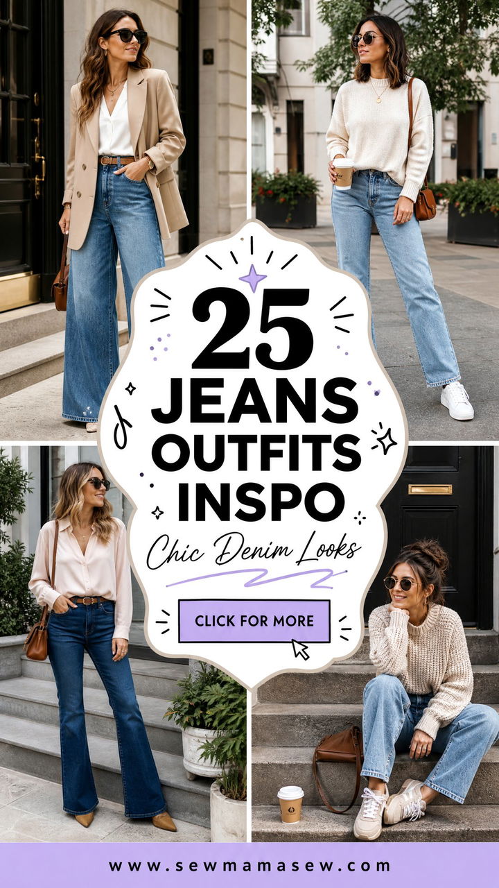 25 Jeans Outfits Inspo for Chic Everyday Denim Looks - 25 Jeans Outfits Inspo for Chic Everyday Denim Looks