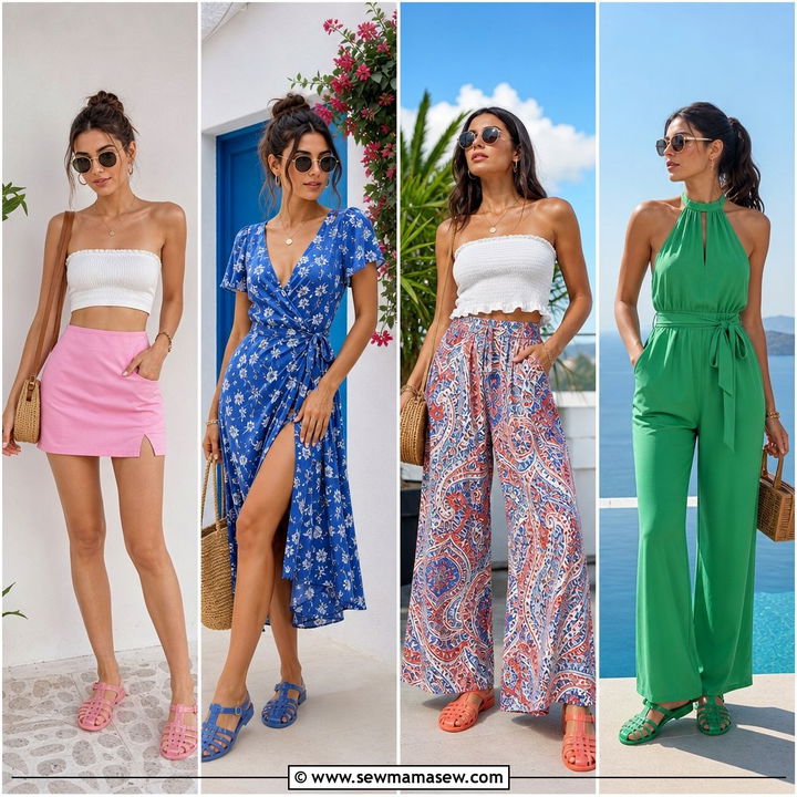 25 Jelly Sandals Outfit Ideas for Playful Summer Style