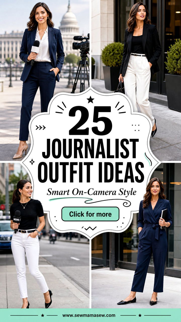 25 Journalist Outfit Ideas for Smart On-Camera Style - 25 Journalist Outfit Ideas for Smart On-Camera Style