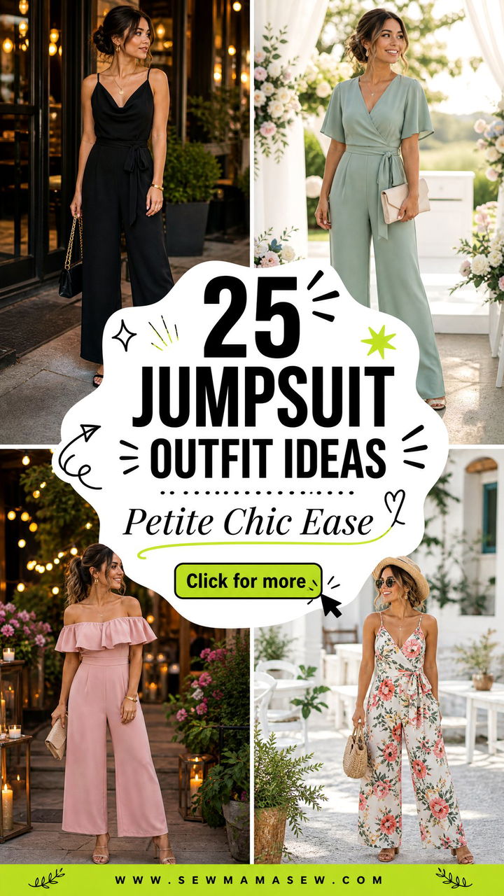 25 Jumpsuit Outfit Ideas Petite Women Can Wear With Ease - 25 Jumpsuit Outfit Ideas Petite Women Can Wear With Ease
