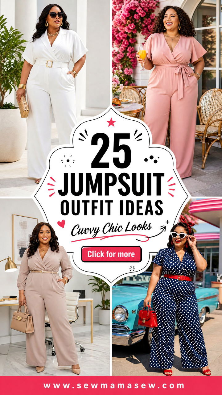 25 Jumpsuit Outfit Ideas Plus Size Women Will Love This Season - 25 Jumpsuit Outfit Ideas Plus Size Women Will Love This Season