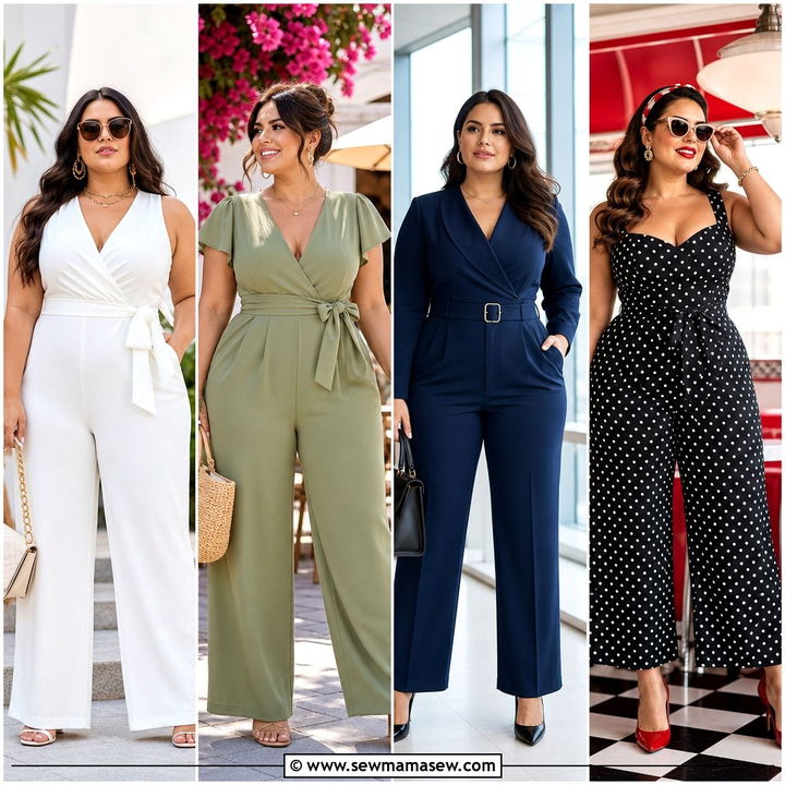 25 Jumpsuit Outfit Ideas Plus Size Women Will Love This Season