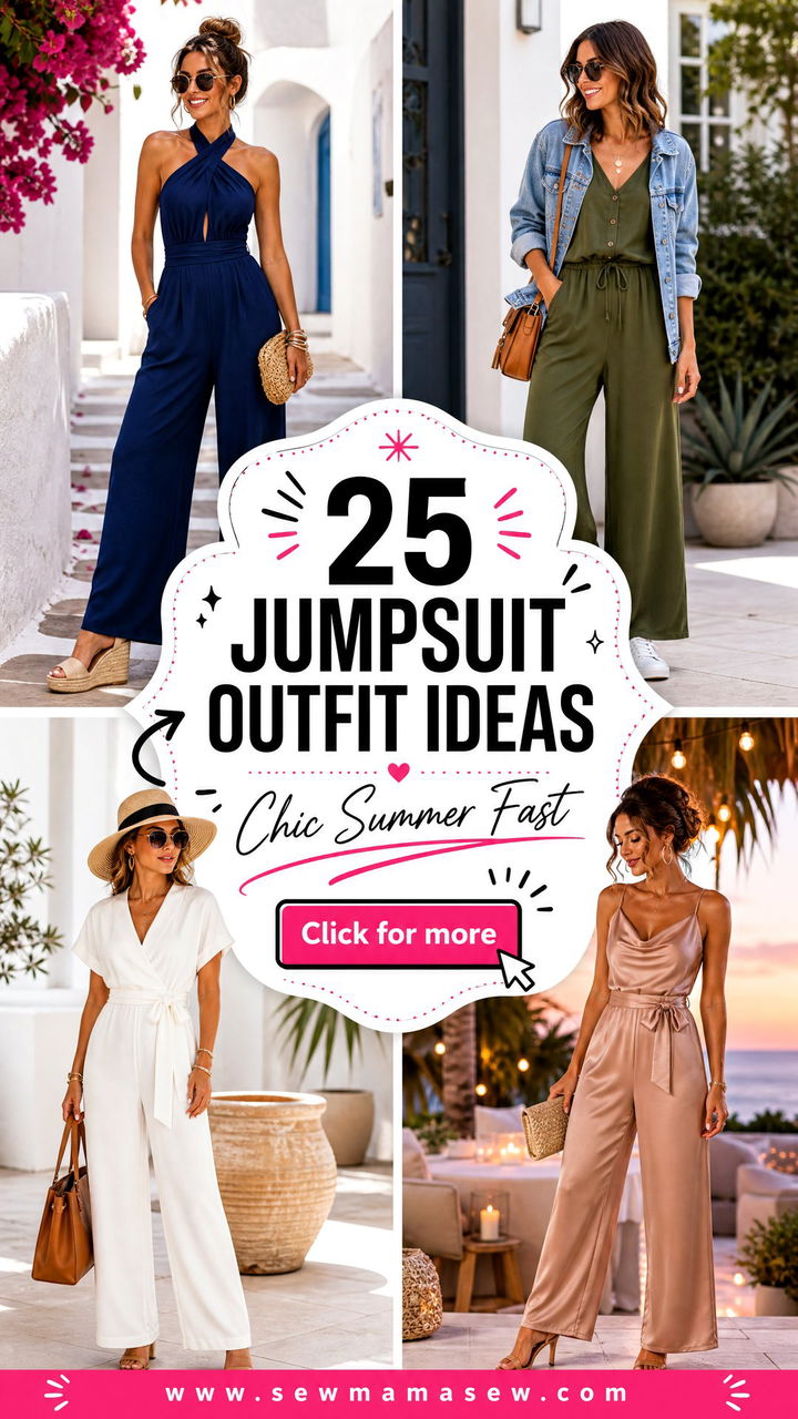 25 Jumpsuit Outfit Ideas for Summer to Look Chic Fast - 25 Jumpsuit Outfit Ideas for Summer to Look Chic Fast
