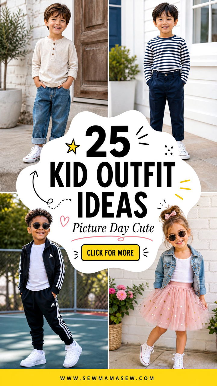 25 Kid Outfit Ideas for School Picture Day Parents Will Love - 25 Kid Outfit Ideas for School Picture Day Parents Will Love