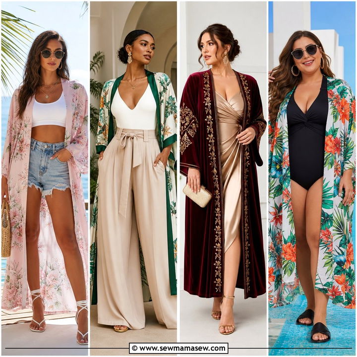 25 Kimono Cover Up Outfit Ideas For Effortless Beach Days