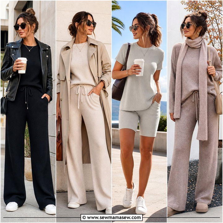 25 Knit Loungewear Set Outfit Ideas for Cozy Days In
