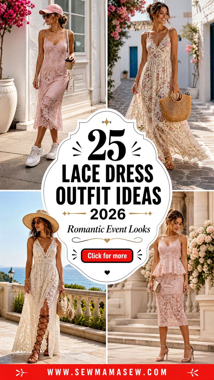25 Lace Dress Outfit Ideas 2026 For Romantic Event Looks - 25 Lace Dress Outfit Ideas 2026 For Romantic Event Looks
