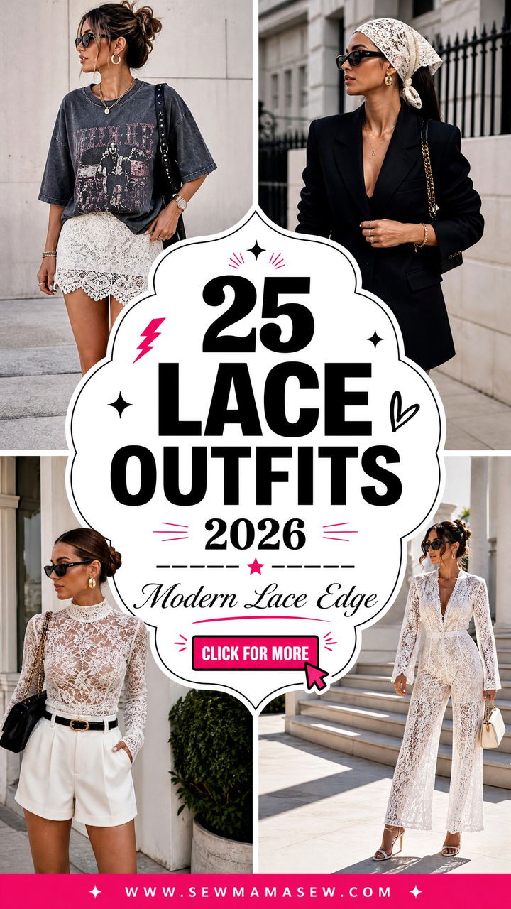 25 Lace Outfits 2026 For Romantic Looks With Modern Edge - 25 Lace Outfits 2026 For Romantic Looks With Modern Edge