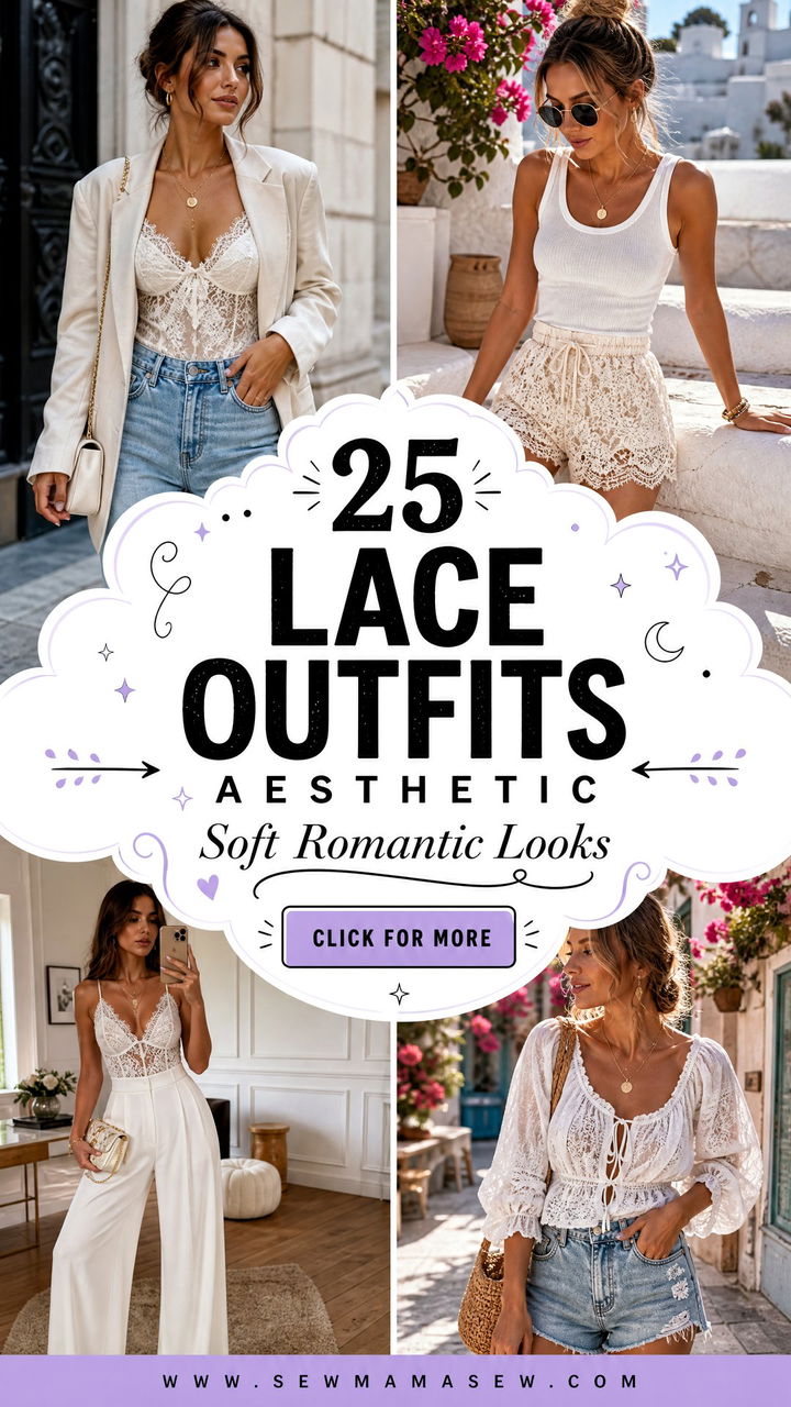 25 Lace Outfits Aesthetic For Soft Romantic Looks This Year - 25 Lace Outfits Aesthetic For Soft, Romantic Looks This Year