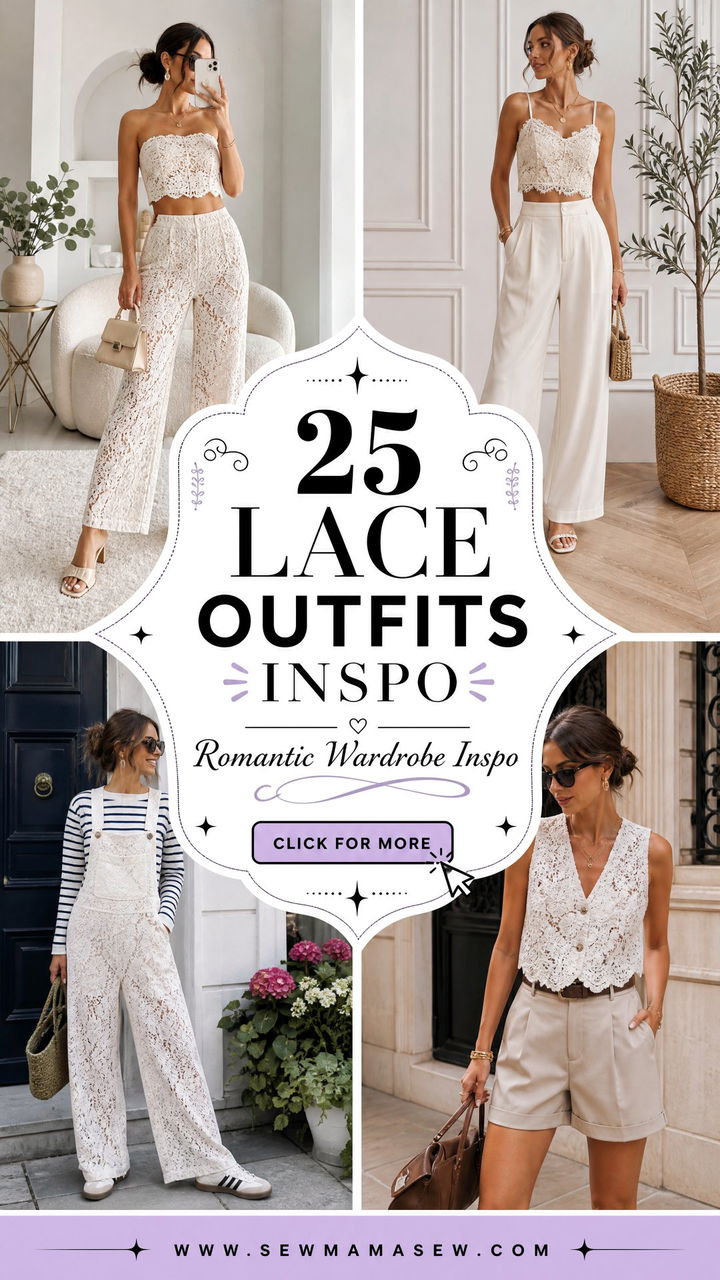 25 Lace Outfits Inspo For Romantic Modern Wardrobes - 25 Lace Outfits Inspo For Romantic, Modern Wardrobes