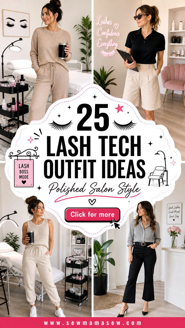 25 Lash Tech Outfit Ideas For Polished Salon Style Daily - 25 Lash Tech Outfit Ideas For Polished Salon Style Daily