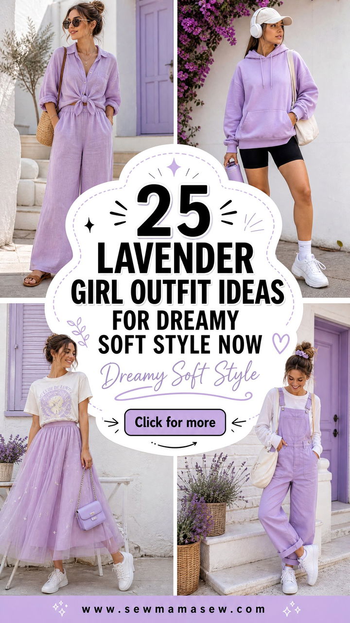 25 Lavender Girl Outfit Ideas for Dreamy Soft Style Now - 25 Lavender Girl Outfit Ideas for Dreamy Soft Style Now