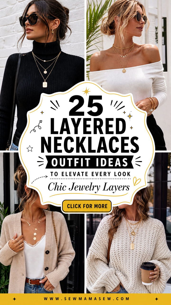 25 Layered Necklaces Outfit Ideas to Elevate Every Look - 25 Layered Necklaces Outfit Ideas to Elevate Every Look
