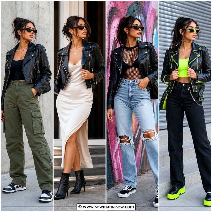 25 Leather Jacket Outfit Ideas for Concerts That Rock All Night