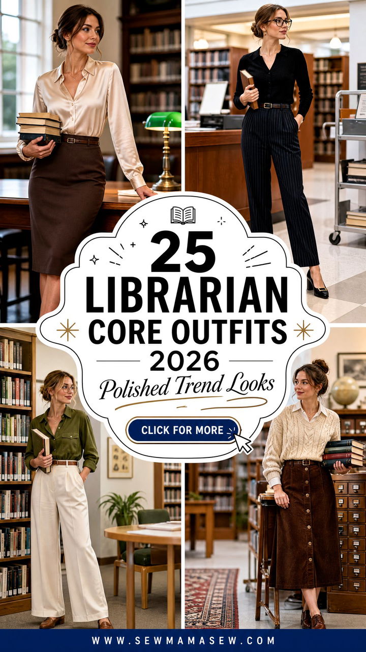 25 Librarian Core Outfits 2026 For A Polished Trend - 25 Librarian Core Outfits 2026 For A Polished Trend