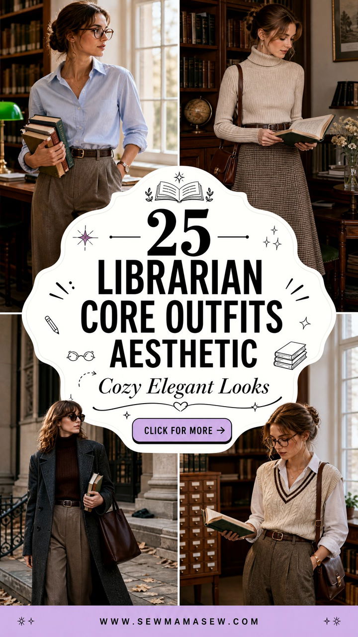 25 Librarian Core Outfits Aesthetic For Cozy Elegance - 25 Librarian Core Outfits Aesthetic For Cozy Elegance