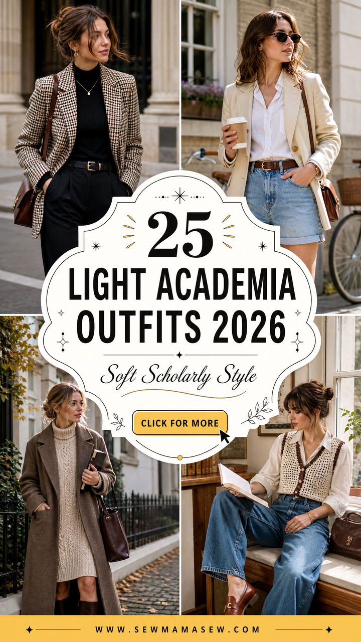 25 Light Academia Outfits 2026 For Soft Scholarly Style - 25 Light Academia Outfits 2026 For Soft Scholarly Style