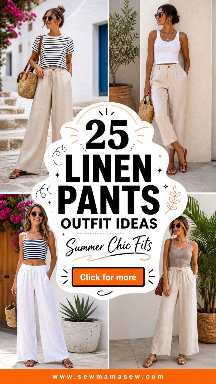 25 Linen Pants Outfit Ideas Plus Size For Summer Chic - 25 Linen Pants Outfit Ideas Plus Size For Summer Chic
