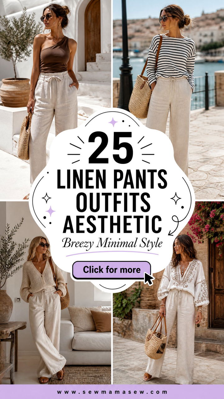 25 Linen Pants Outfits Aesthetic For Breezy Minimal Style - 25 Linen Pants Outfits Aesthetic For Breezy Minimal Style