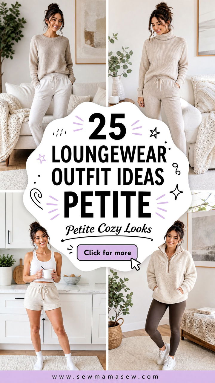 25 Loungewear Outfit Ideas Petite Women Will Love This Season - 25 Loungewear Outfit Ideas Petite Women Will Love This Season