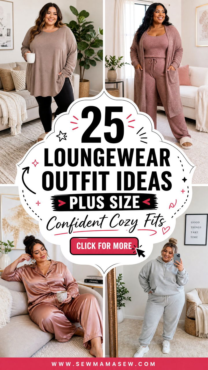 25 Loungewear Outfit Ideas Plus Size for Confident Comfort - 25 Loungewear Outfit Ideas Plus Size for Confident Comfort